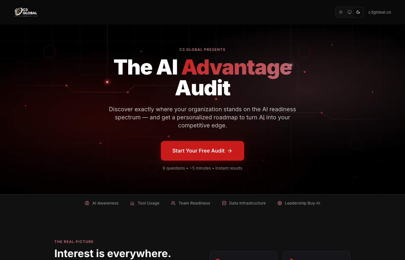 AI Advantage Audit Assessment App
