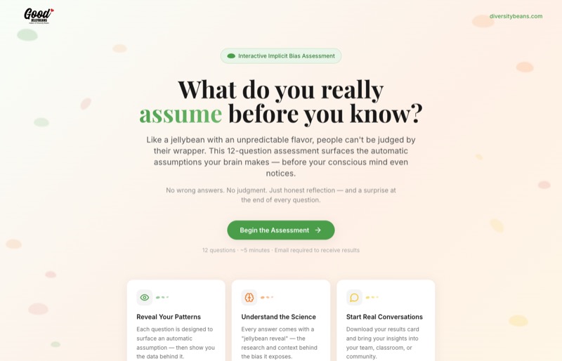 Diversity Beans Implicit Bias App