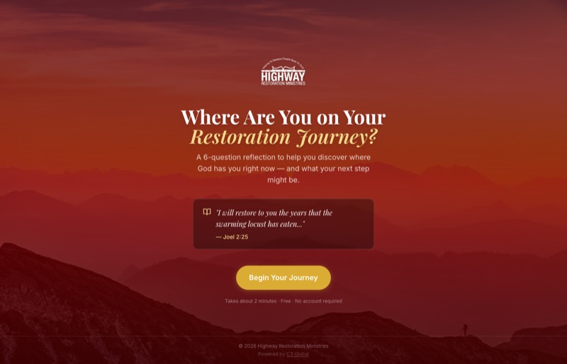 HRM Spiritual Journey Assessment