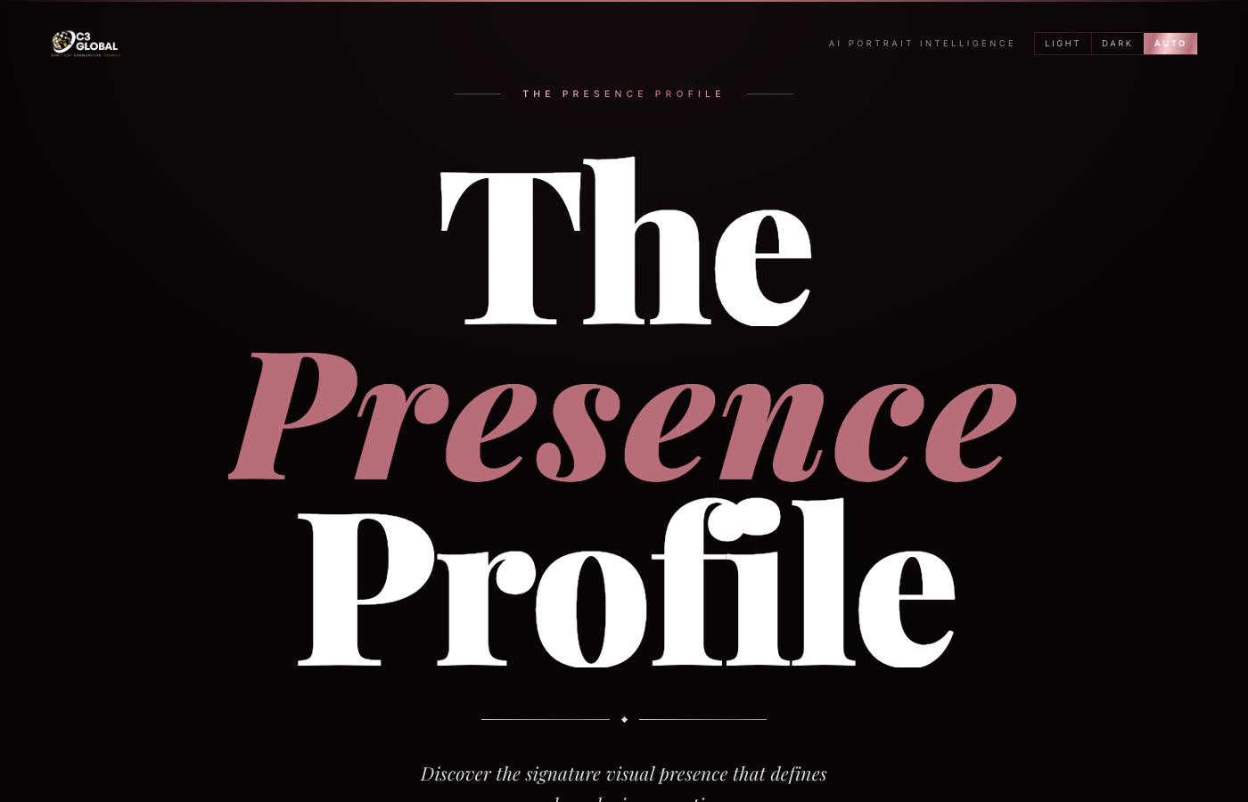 The Presence Profile Assessment App